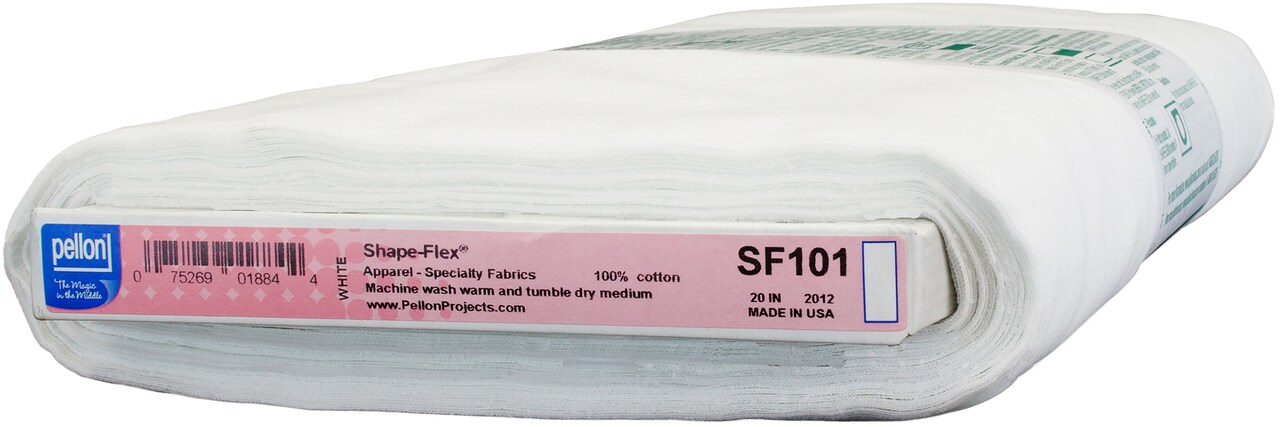 Pellon Shape-Flex Woven Fusible Interfacing-White 20"x10yd